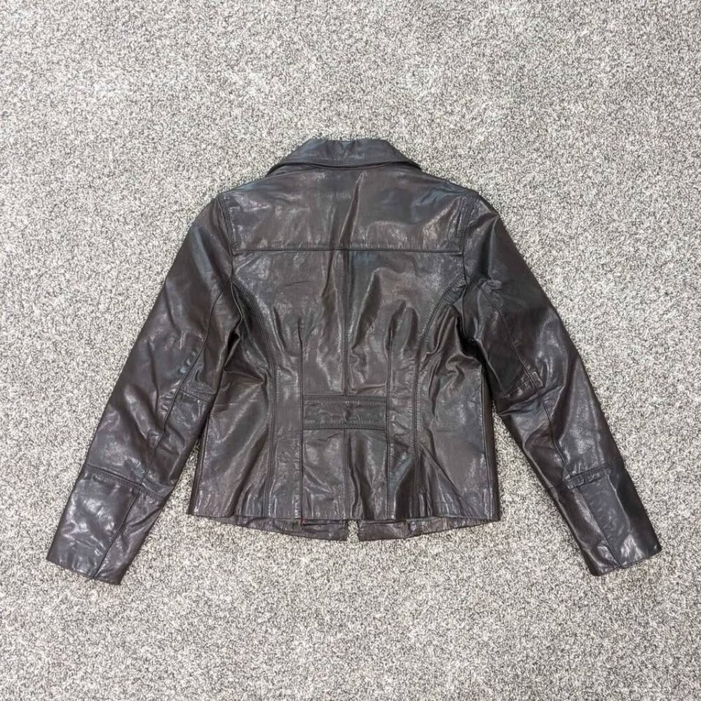Wilsons Leather Vintage Jacket Size Medium Brown - Picture 2 of 10
